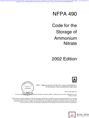 NFPA 490 PDF